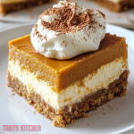 Pumpkin Cheesecake Bars